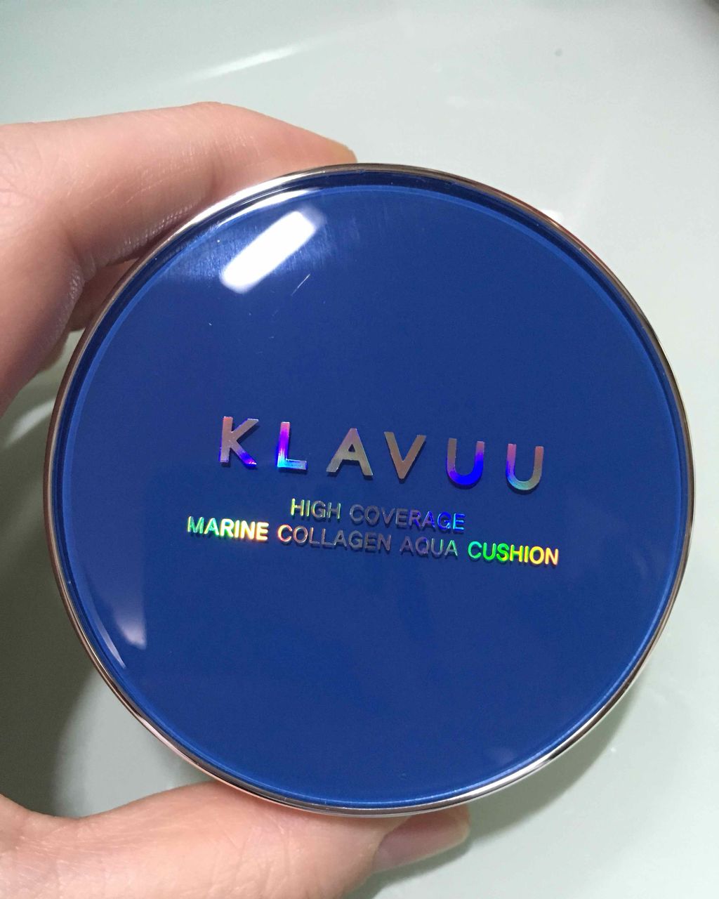 ブルーパールマリンコラーゲンアクアクッション/KLAVUU/クッションファンデーションを使ったクチコミ(1枚目)