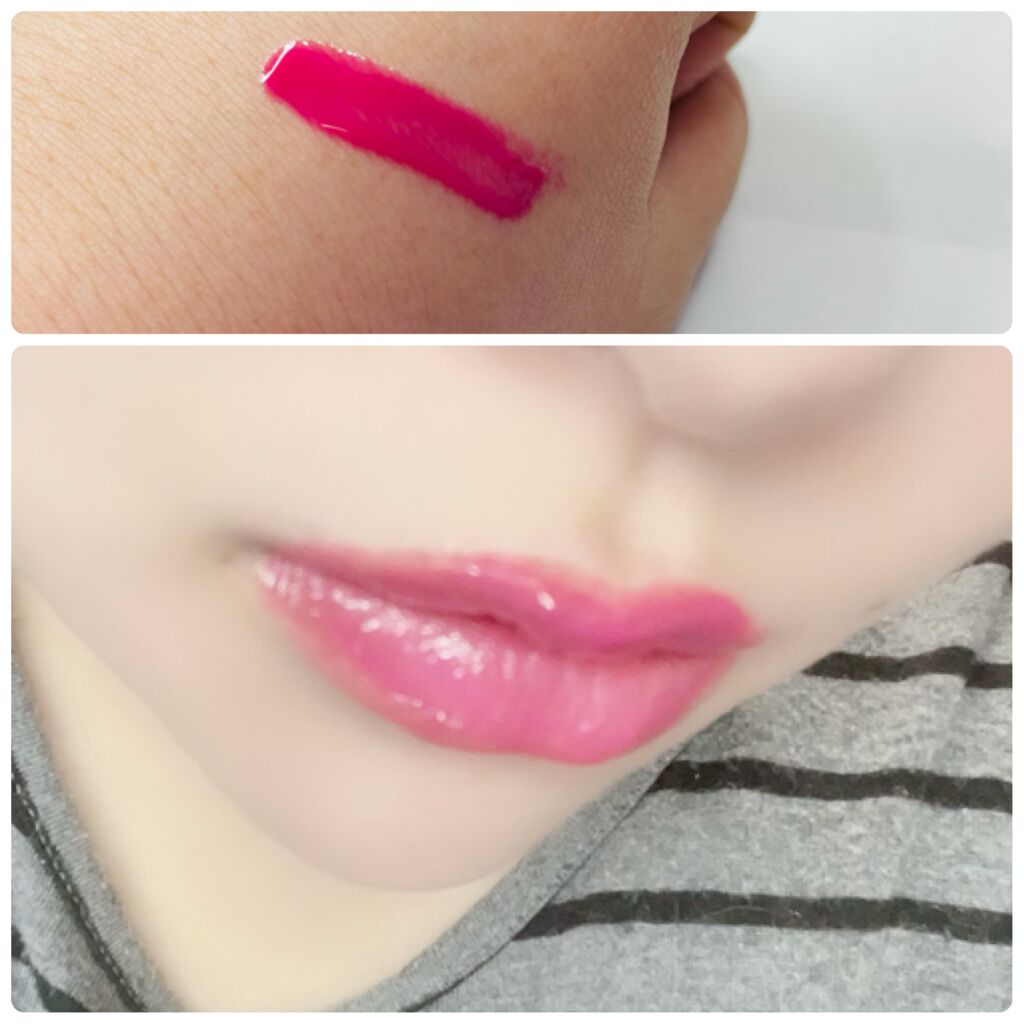 キャンディラップリップ No.05 ピンクホリックシロップ/キャンメイク/リップグロスを使ったクチコミ（3枚目）