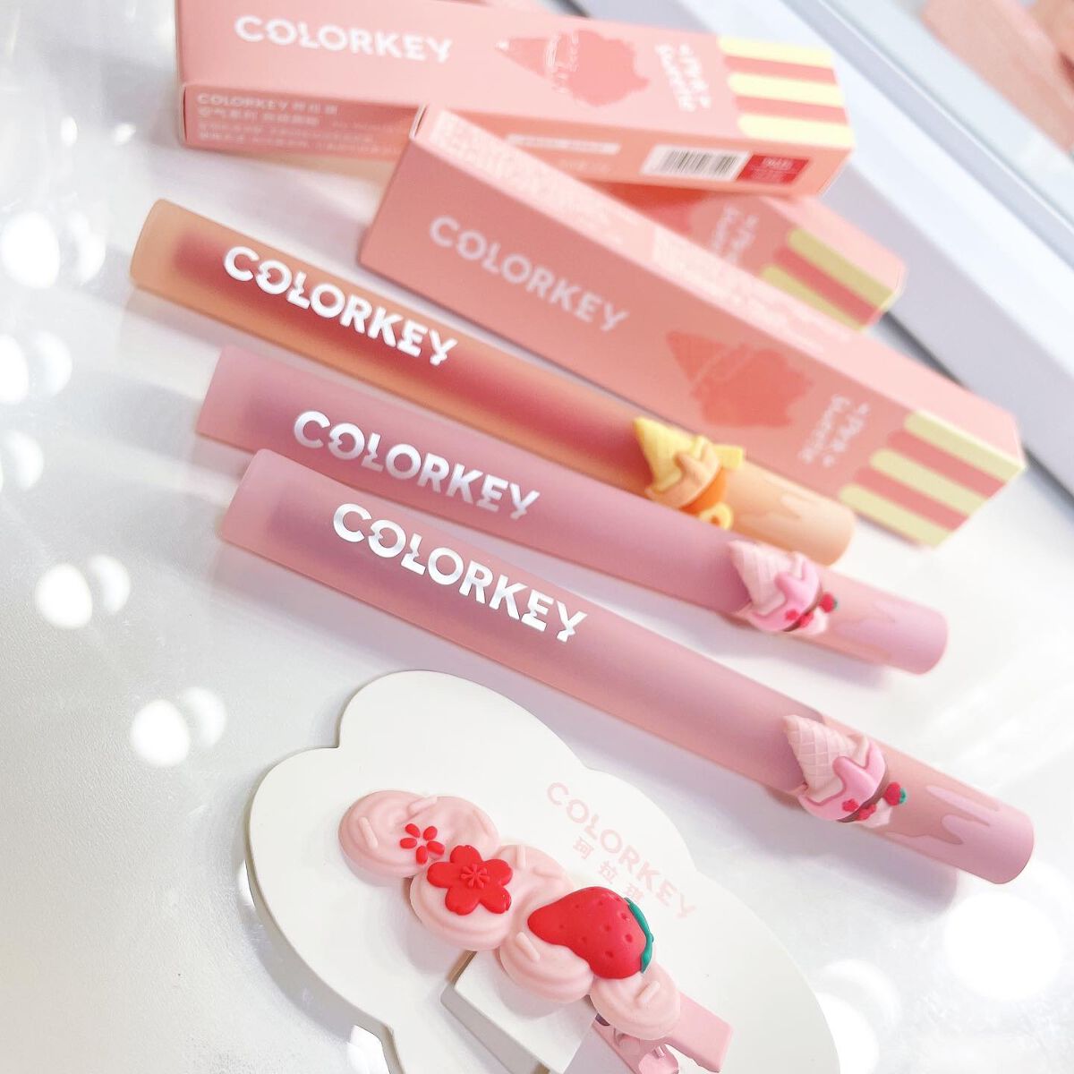 リップスティックアイスクリームティント/COLORKEY/口紅を使ったクチコミ（1枚目）