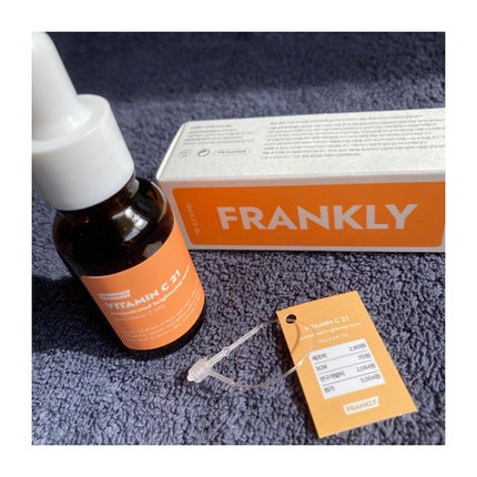 ビタミンC21セラム/Frankly/美容液を使ったクチコミ(2枚目)