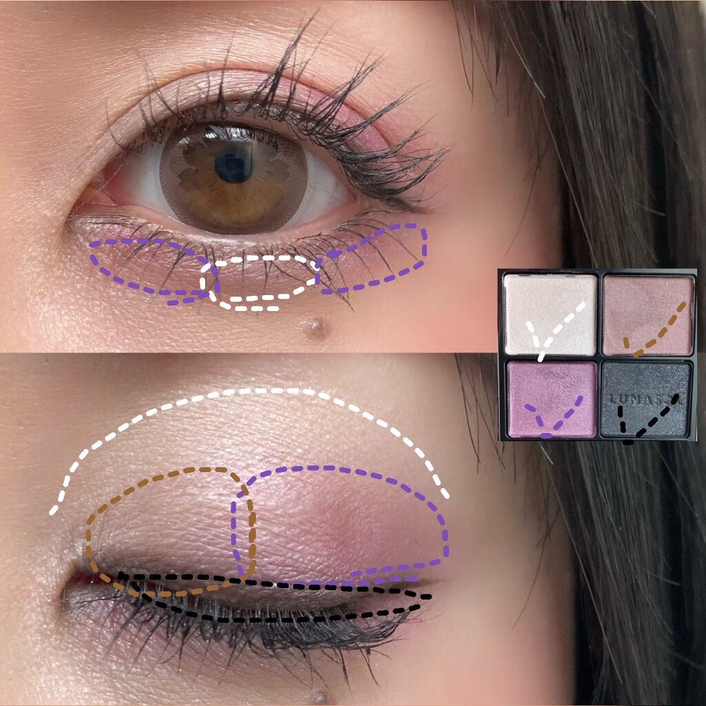 アイカラーレーション/LUNASOL/アイシャドウパレットを使ったクチコミ(3枚目)