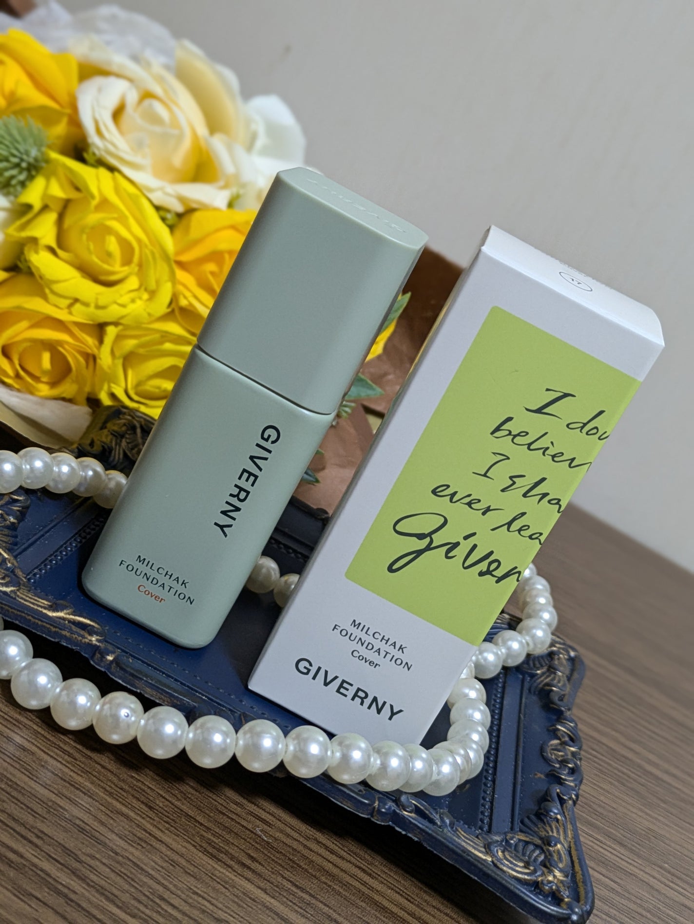 ジヴェルニー 密着カバーファンデーション/GIVERNY/リキッドファンデーションを使ったクチコミ(1枚目)