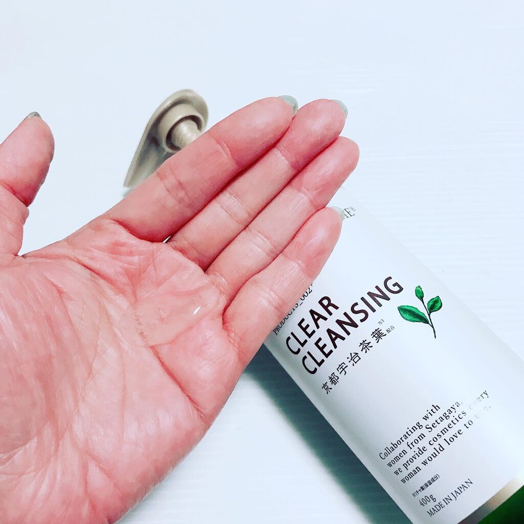 クリアクレンジング 京都宇治茶葉/世田谷コスメ/クレンジングジェルを使ったクチコミ(3枚目)