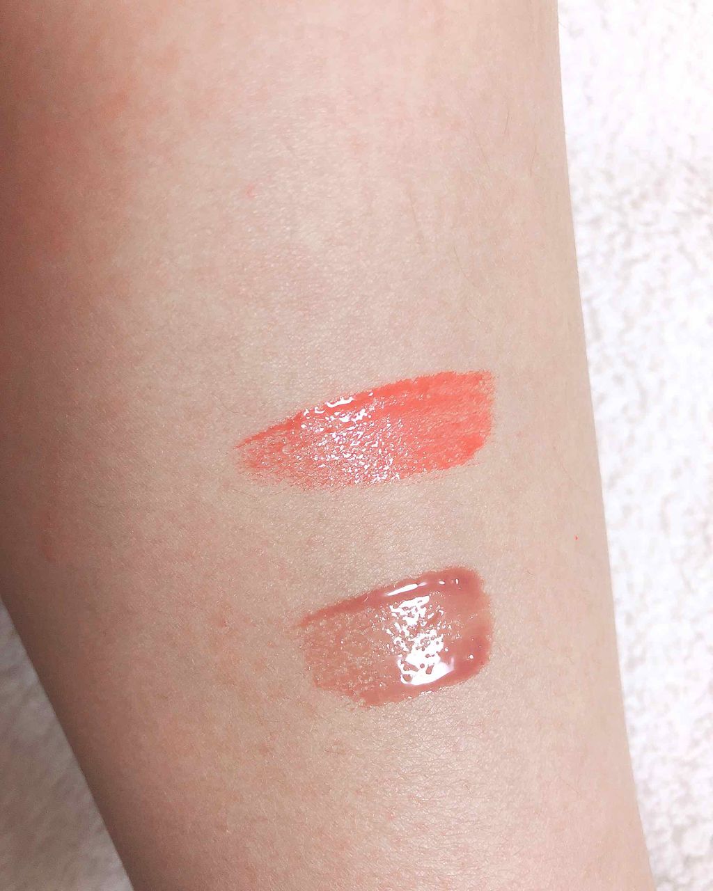 ディアダーリン ウォータージェルティント （アイスティント）/ETUDE/口紅を使ったクチコミ（2枚目）