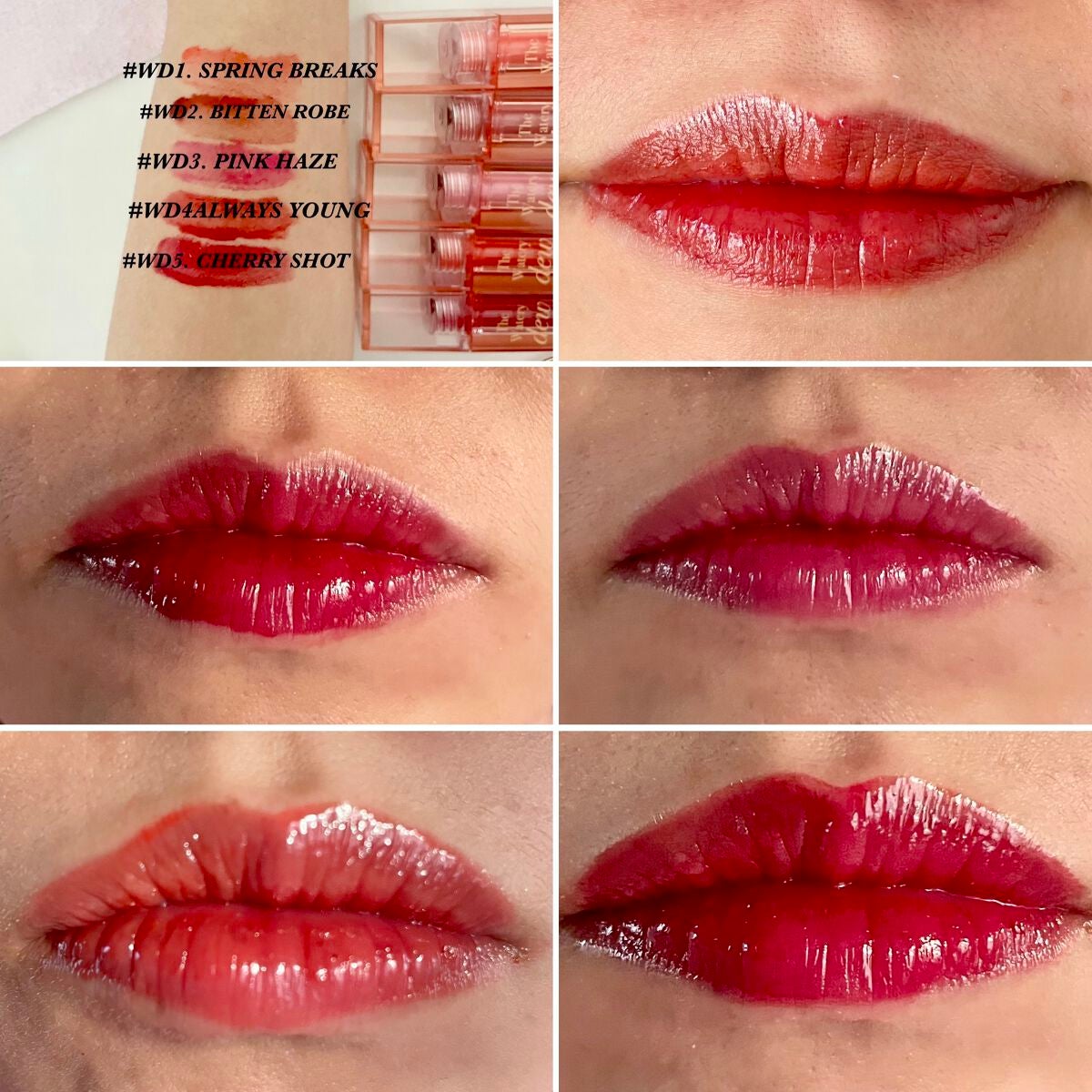 ザ ウォータリーデューティント/MERZY/リップティントを使ったクチコミ(4枚目)