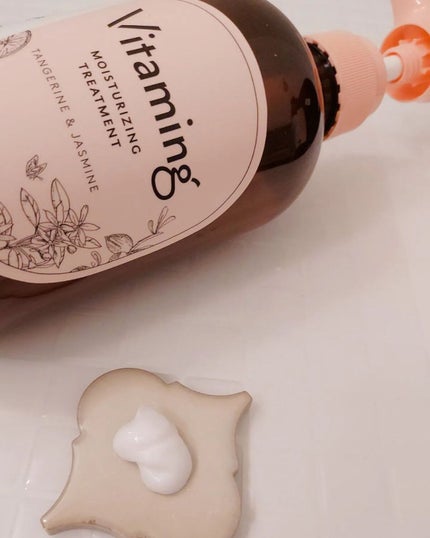 モイストシャンプー/トリートメント(タンジェリン&ジャスミンの香り)/Vitaming/市販シャンプーを使ったクチコミ(3枚目)