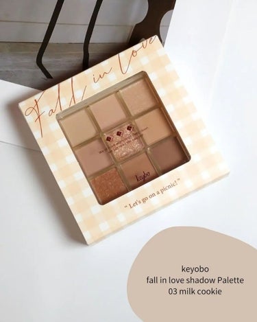 KEYBO FALL IN LOVE SHADOW PALETTE/keybo/パウダーアイシャドウを使ったクチコミ（2枚目）