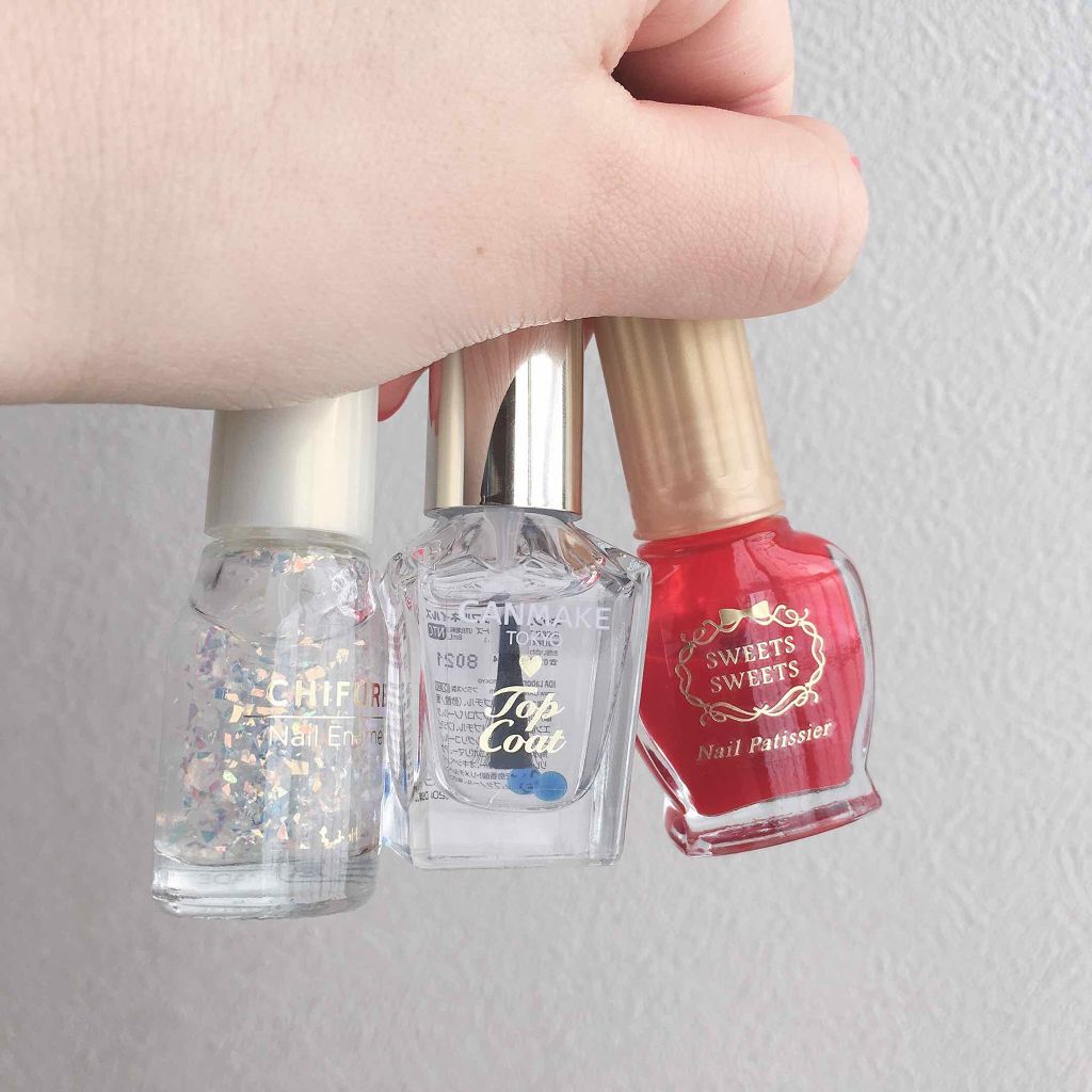 ジェルボリュームトップコート/キャンメイク/ネイルトップコートを使ったクチコミ（2枚目）