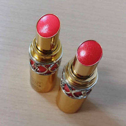 ルージュ ヴォリュプテ シャイン/YVES SAINT LAURENT BEAUTE/口紅を使ったクチコミ(4枚目)