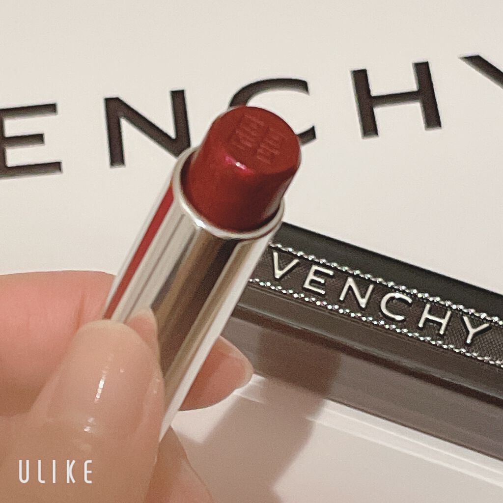 ランテルディ・リップスティック No.350 バーニング・レッド/GIVENCHY/口紅を使ったクチコミ（3枚目）