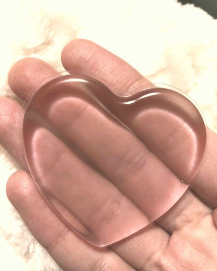 ジェルパフ ハート/DAISO/パフ・スポンジを使ったクチコミ(1枚目)