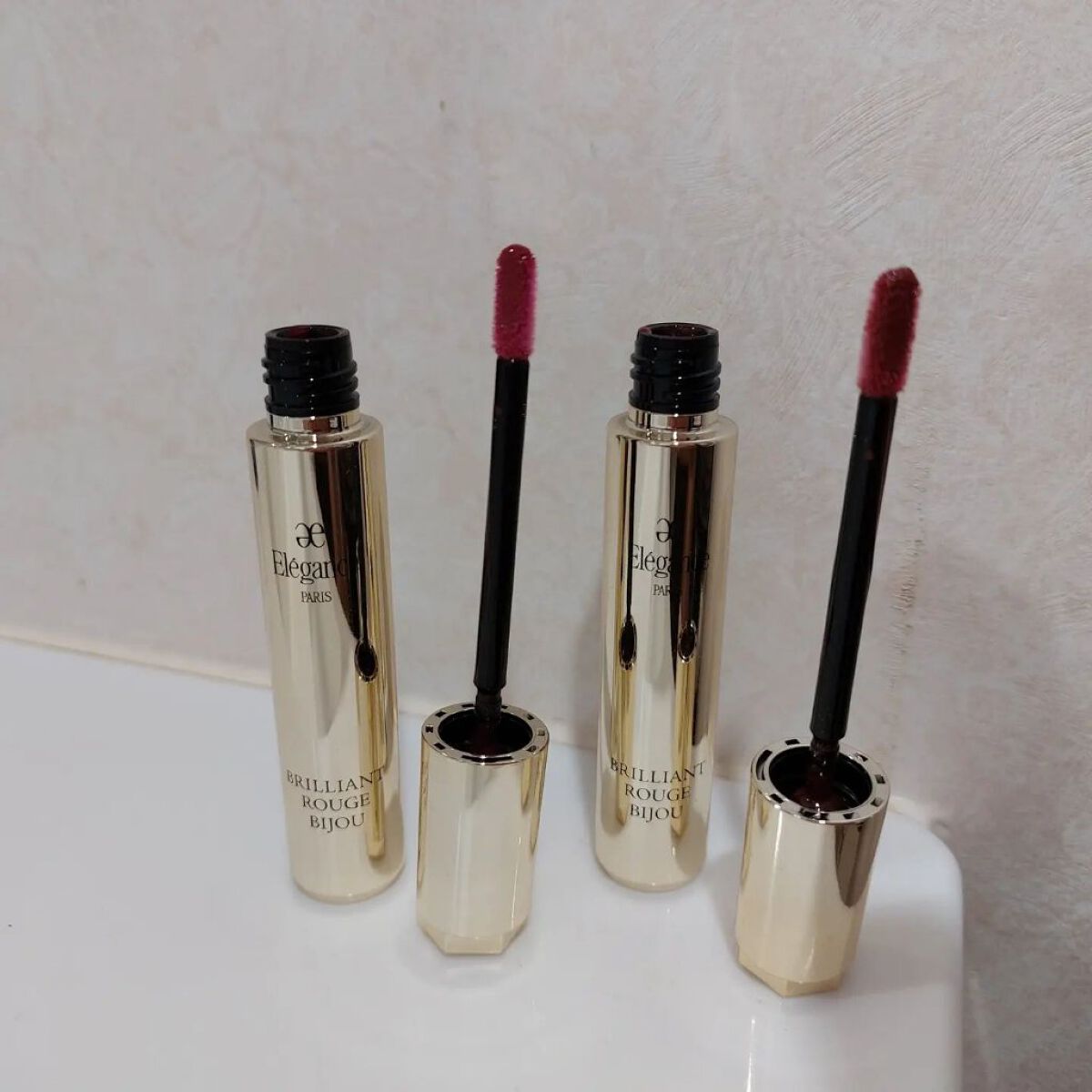 エレガンス ブリリアント ルージュ ビジュー 07/Elégance/リップグロスを使ったクチコミ（2枚目）