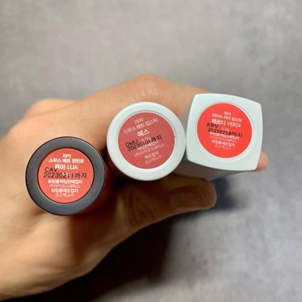 スムースマット リップティント 06 LUA/Laka/口紅を使ったクチコミ(3枚目)