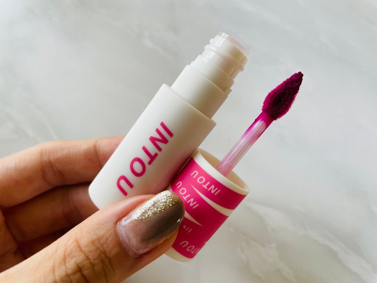 スーパーマットリップ&チークマッド/INTO U/口紅を使ったクチコミ(1枚目)