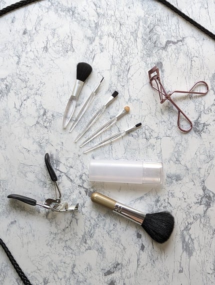 パウダーブラシ(ヤギ毛)/志々田清心堂/メイクブラシを使ったクチコミ(2枚目)