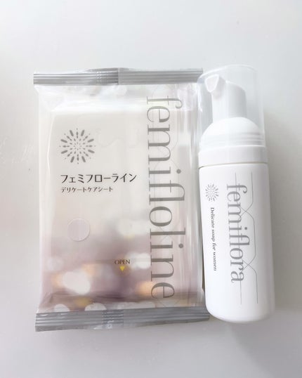 フェミフローライン デリケートケアシート/わかもと製薬/デリケートゾーンケアを使ったクチコミ(1枚目)