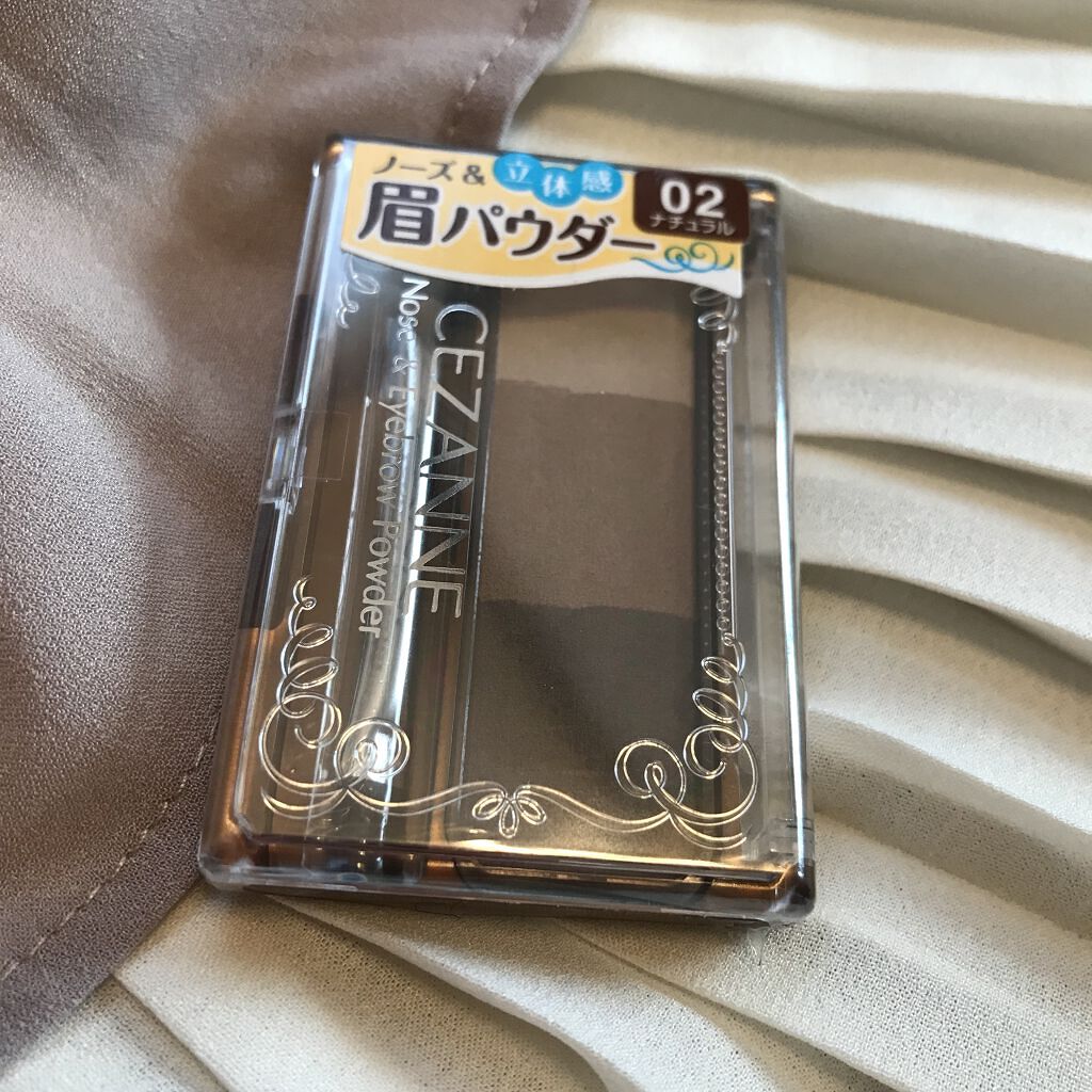 ノーズ＆アイブロウパウダー/CEZANNE/パウダーアイブロウを使ったクチコミ（2枚目）