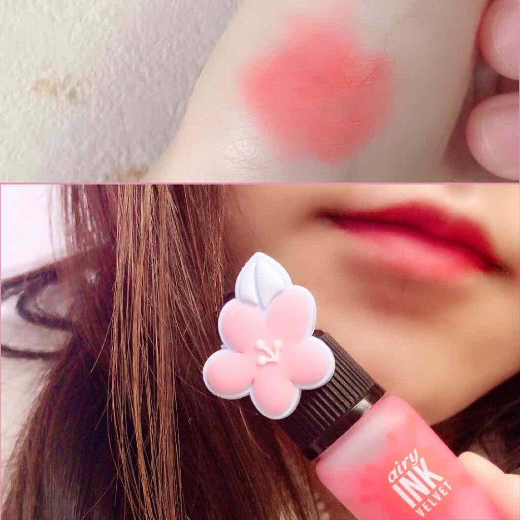 インク エアリー ベルベット/PERIPERA/口紅を使ったクチコミ（3枚目）