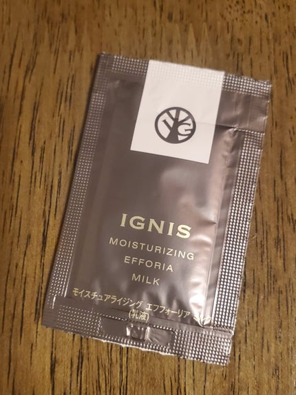 IGNIS モイスチュアライジング エフフォーリア ミルク のクチコミ「【使った商品】
IGNIS
モイスチュアライジング エフフォーリア ミルク
洗顔後すぐに使い.....」(1枚目)
