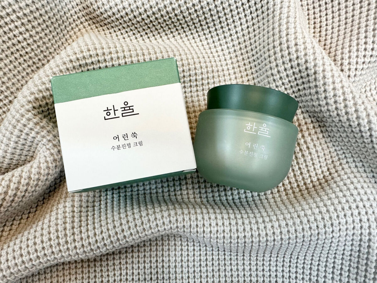 ピュアアルテミシア カーミングウォータークリーム/HANYUL(ハンユル)/フェイスクリームを使ったクチコミ（2枚目）