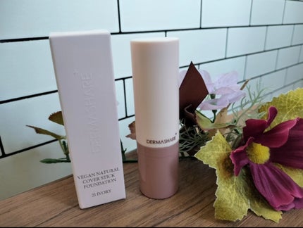 ヴィーガンナチュラルカバースティックファンデーション/DERMASHARE/その他ファンデーションを使ったクチコミ(1枚目)