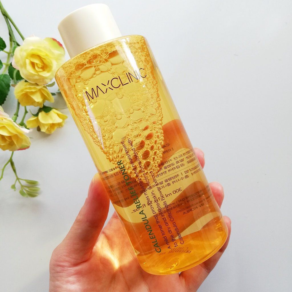 カレンデュラリリーフトナー/MAXCLINIC/化粧水を使ったクチコミ(2枚目)