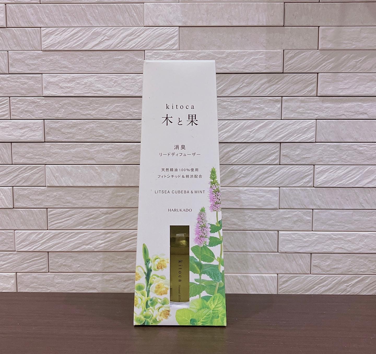 消臭リードディフューザー/Kitoca　木と果/ルームフレグランスを使ったクチコミ（2枚目）