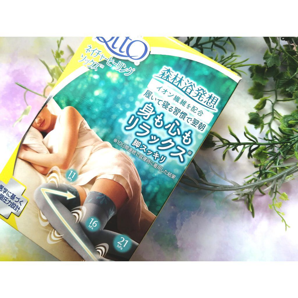 寝ながらメディキュット ネイチャーヒーリングソックス/メディキュット/着圧ソックス・レギンスを使ったクチコミ（1枚目）