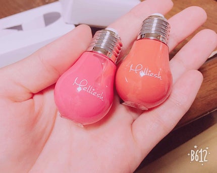 セラ メリッシュdenkyuリップティントのクチコミ「Melliesh 電球リップティント
4 ジューシーオレンジと5 ピュアピンク購入しました💡
.....」(2枚目)