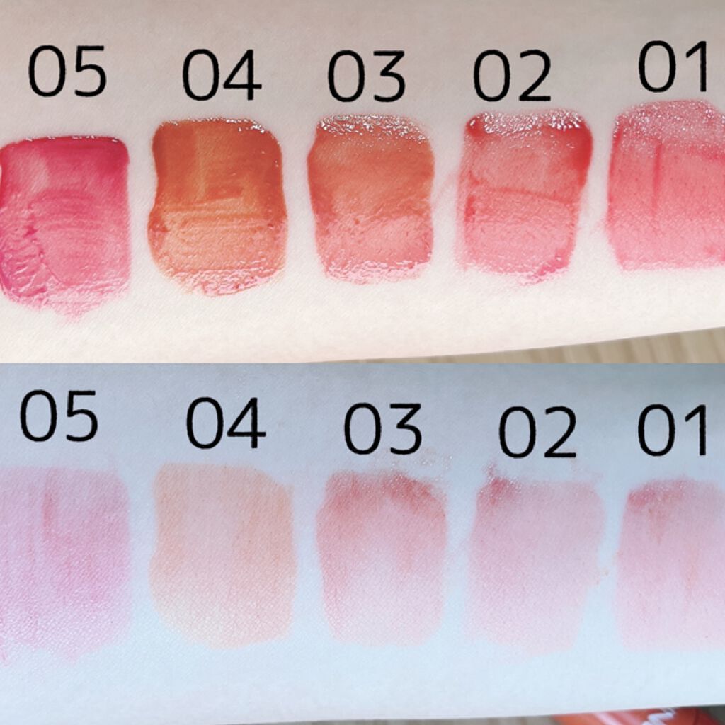 ウォータリーティントリップ/CEZANNE/リップティントを使ったクチコミ（3枚目）