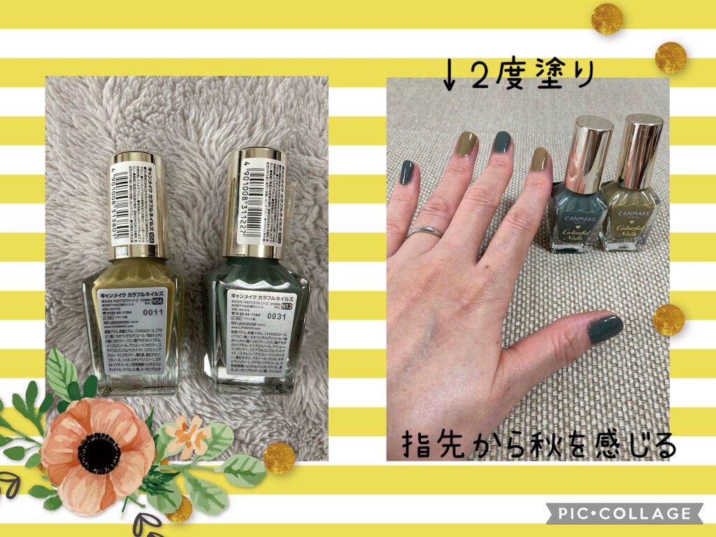カラフルネイルズ/キャンメイク/マニキュアを使ったクチコミ(4枚目)