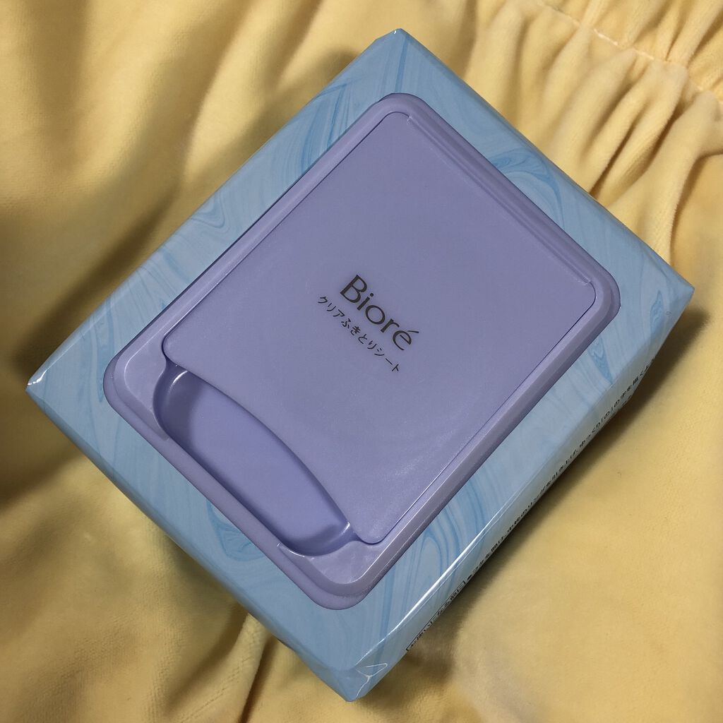 クリアふきとりシート/ビオレ/クレンジングシートを使ったクチコミ（2枚目）