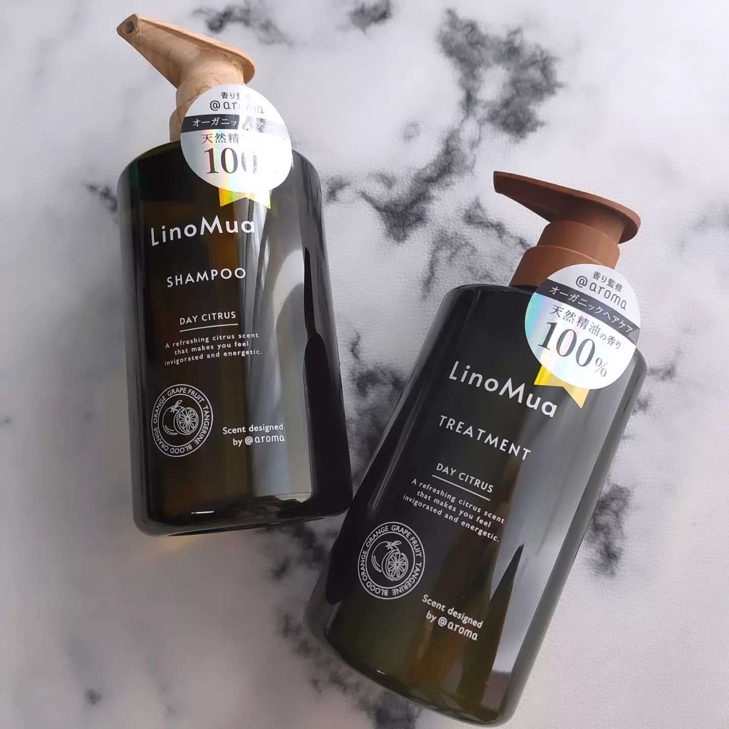 オーガニックシャンプー/トリートメント デイシトラスの香り/LinoMua/市販シャンプーを使ったクチコミ（1枚目）