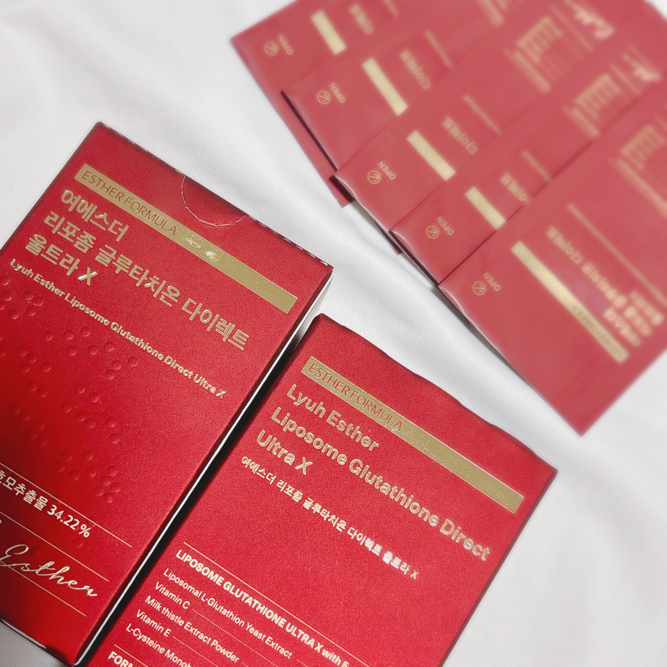 ヨエスターGLTダイレクトウルトラX/ESTHER FORMULA/美容サプリメントを使ったクチコミ（1枚目）