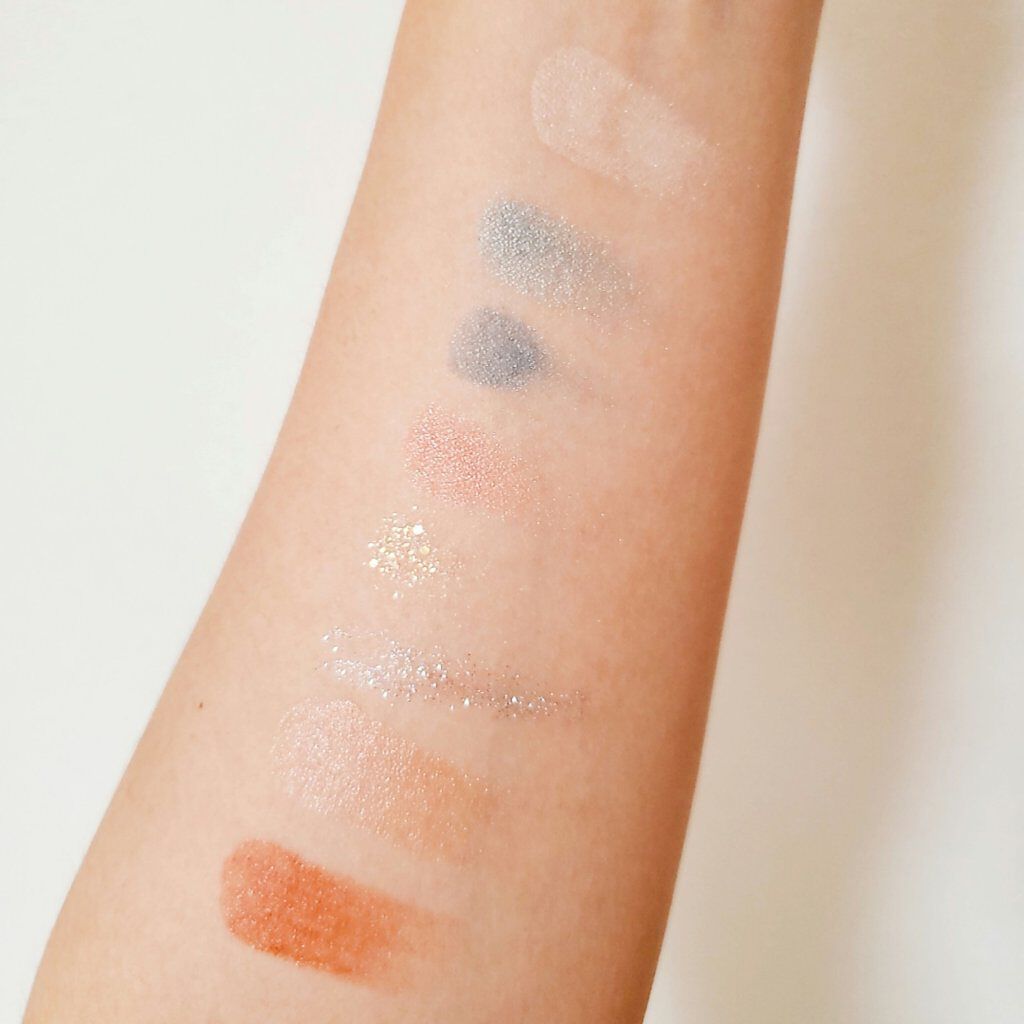 グロウエアリーフィットアイズ MU-1 グリーン系× ピンク系マルチカラー/AINOKI/アイシャドウパレットを使ったクチコミ（3枚目）