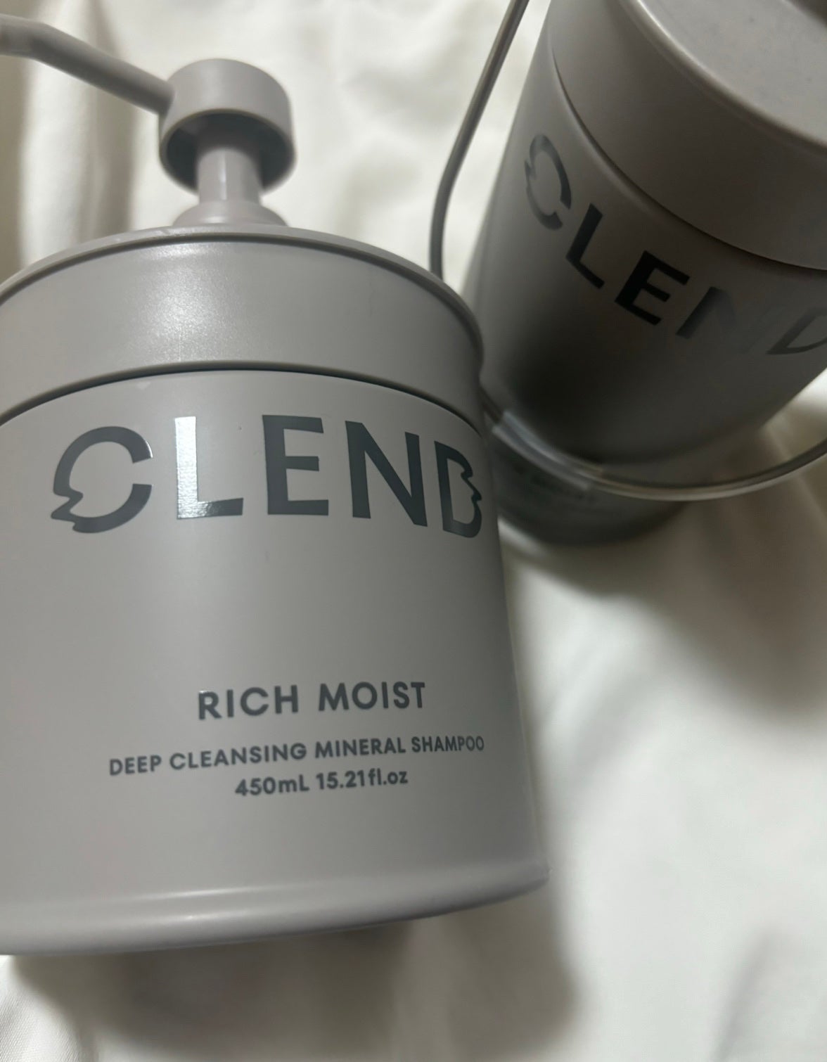 リッチモイスト ディープクレンジング ミネラル シャンプー/ディープリペア ミネラル トリートメント/CLEND/市販シャンプーを使ったクチコミ(1枚目)