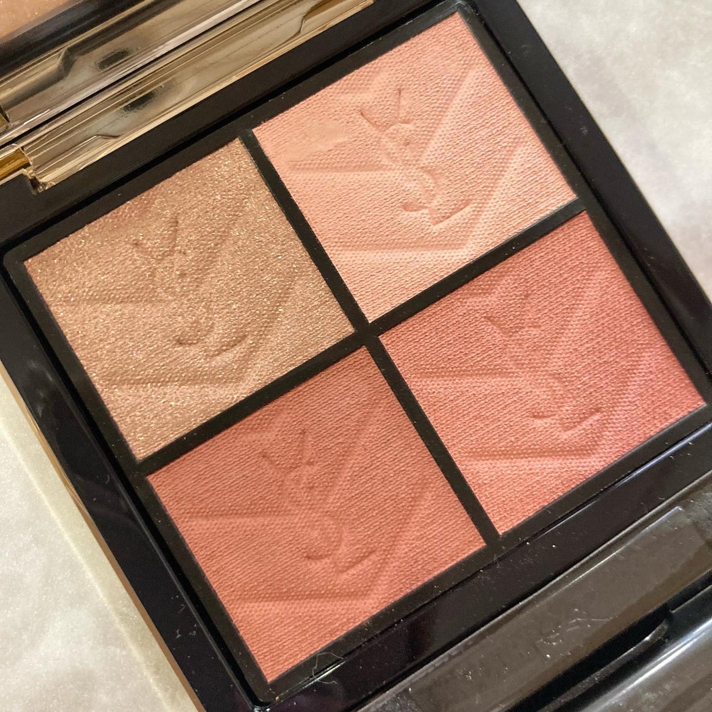 クチュール ミニ クラッチ/YVES SAINT LAURENT BEAUTE/アイシャドウパレットを使ったクチコミ(4枚目)