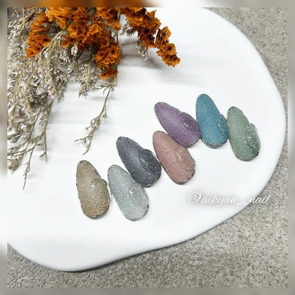 ダスティフラッシュジェル/mon petit lapin/ジェルネイルを使ったクチコミ(5枚目)