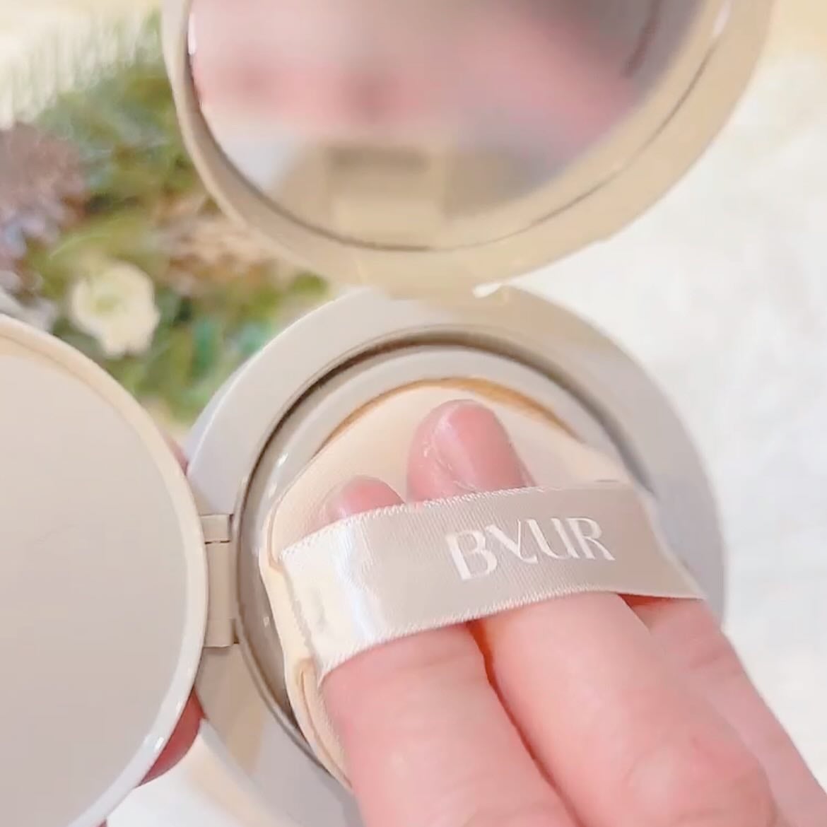 セラムフィット シルキーヌードクッション/ByUR/クッションファンデーションを使ったクチコミ(5枚目)