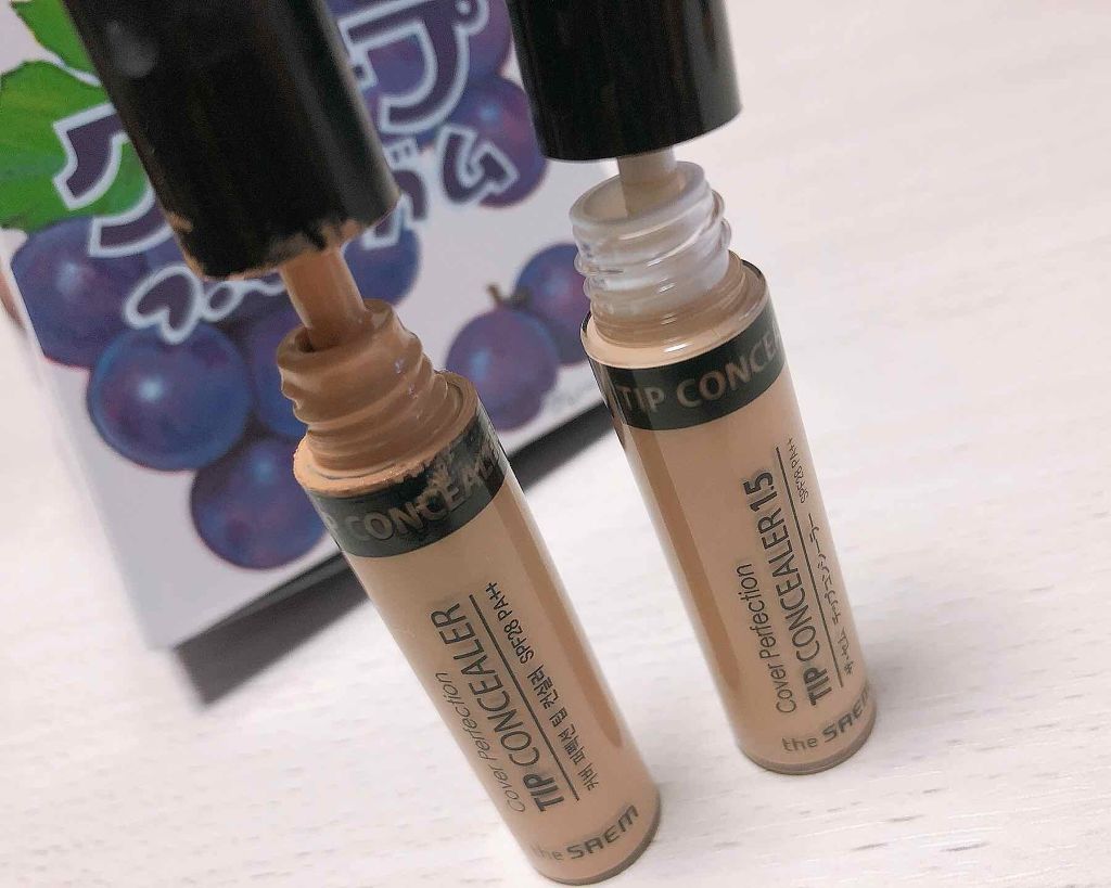 カバーパーフェクション チップコンシーラー/the SAEM/リキッドコンシーラーを使ったクチコミ（1枚目）