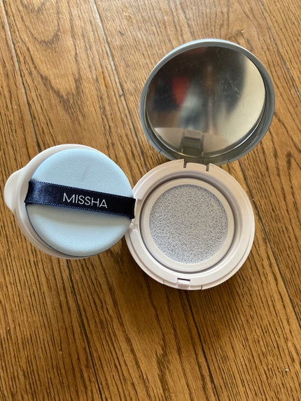 M クッションベース(ブルー)/MISSHA/化粧下地を使ったクチコミ(1枚目)