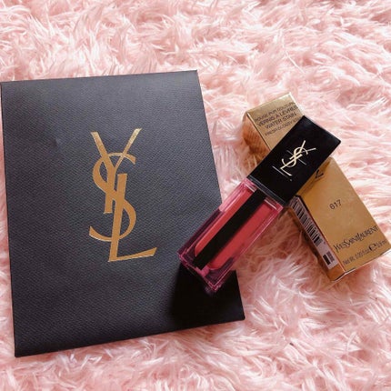 ルージュ ピュールクチュール ヴェルニ ウォーターステイン/YVES SAINT LAURENT BEAUTE/口紅を使ったクチコミ(1枚目)