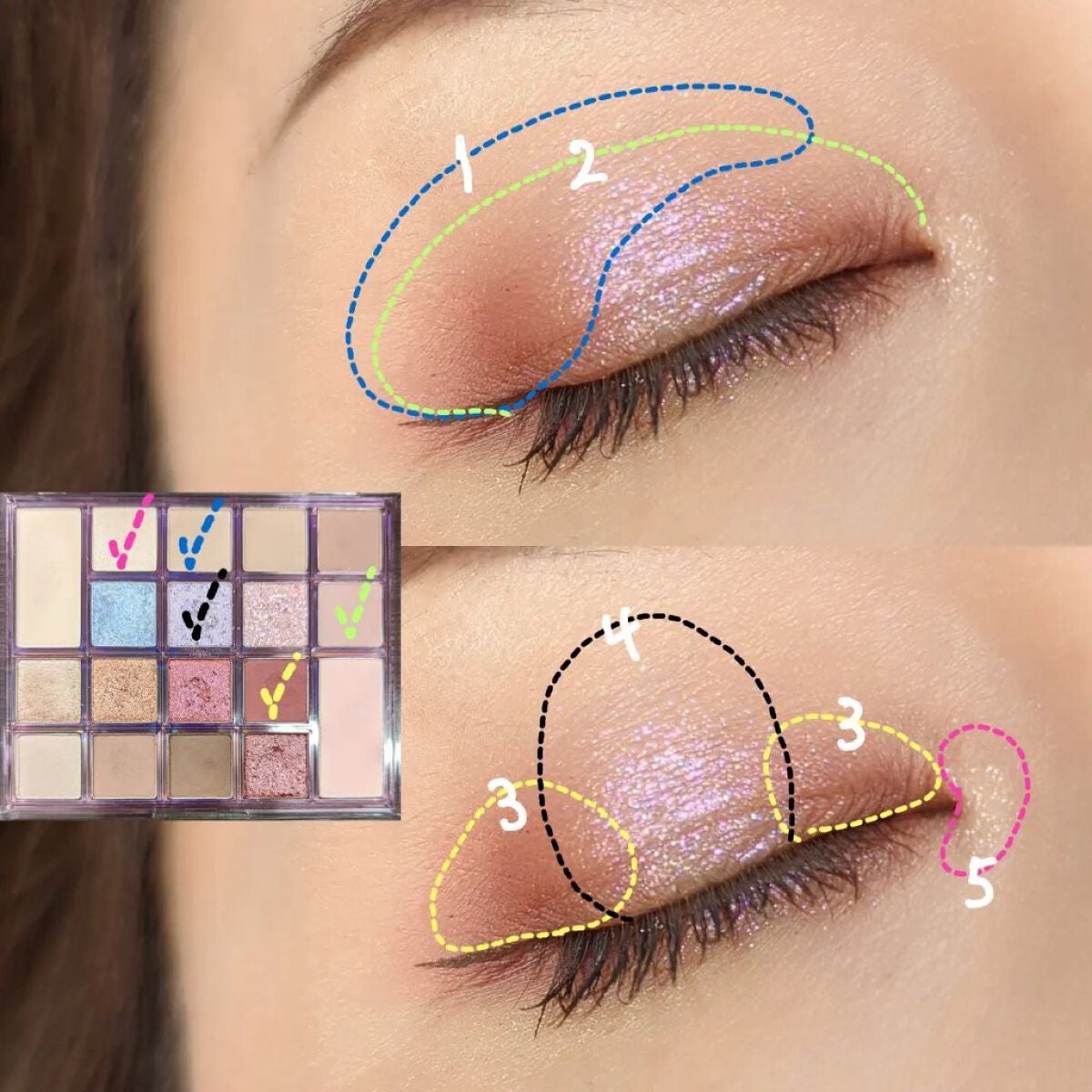 プロアイユニバースパレット/CLIO/アイシャドウパレットを使ったクチコミ(4枚目)