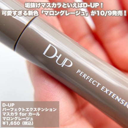 パーフェクトエクステンション マスカラ for カール/D-UP/マスカラを使ったクチコミ(2枚目)