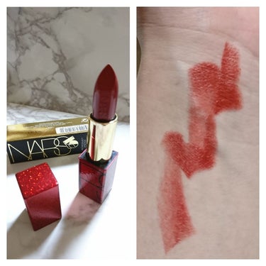 オーディシャスリップスティック 限定/NARS/口紅を使ったクチコミ（3枚目）