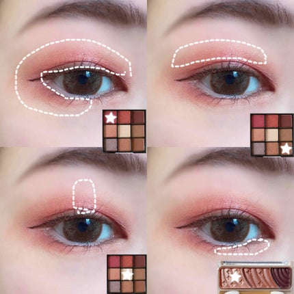 トーンアップアイシャドウ/CEZANNE/アイシャドウパレットを使ったクチコミ(2枚目)