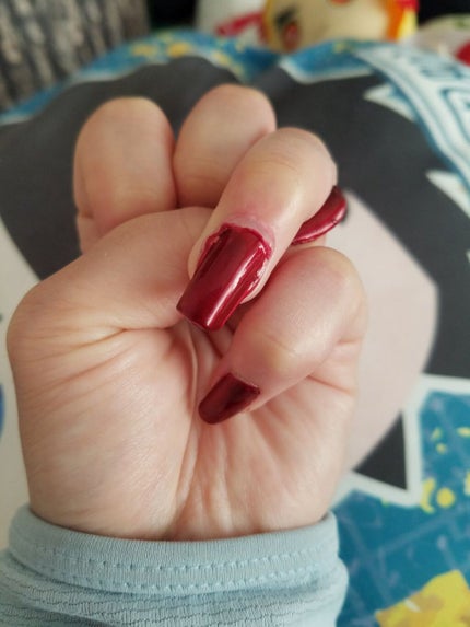 キャサリン on LIPS 「キャンメイク ルビーレッド色を塗ってみました!というのも、実は..」(3枚目)