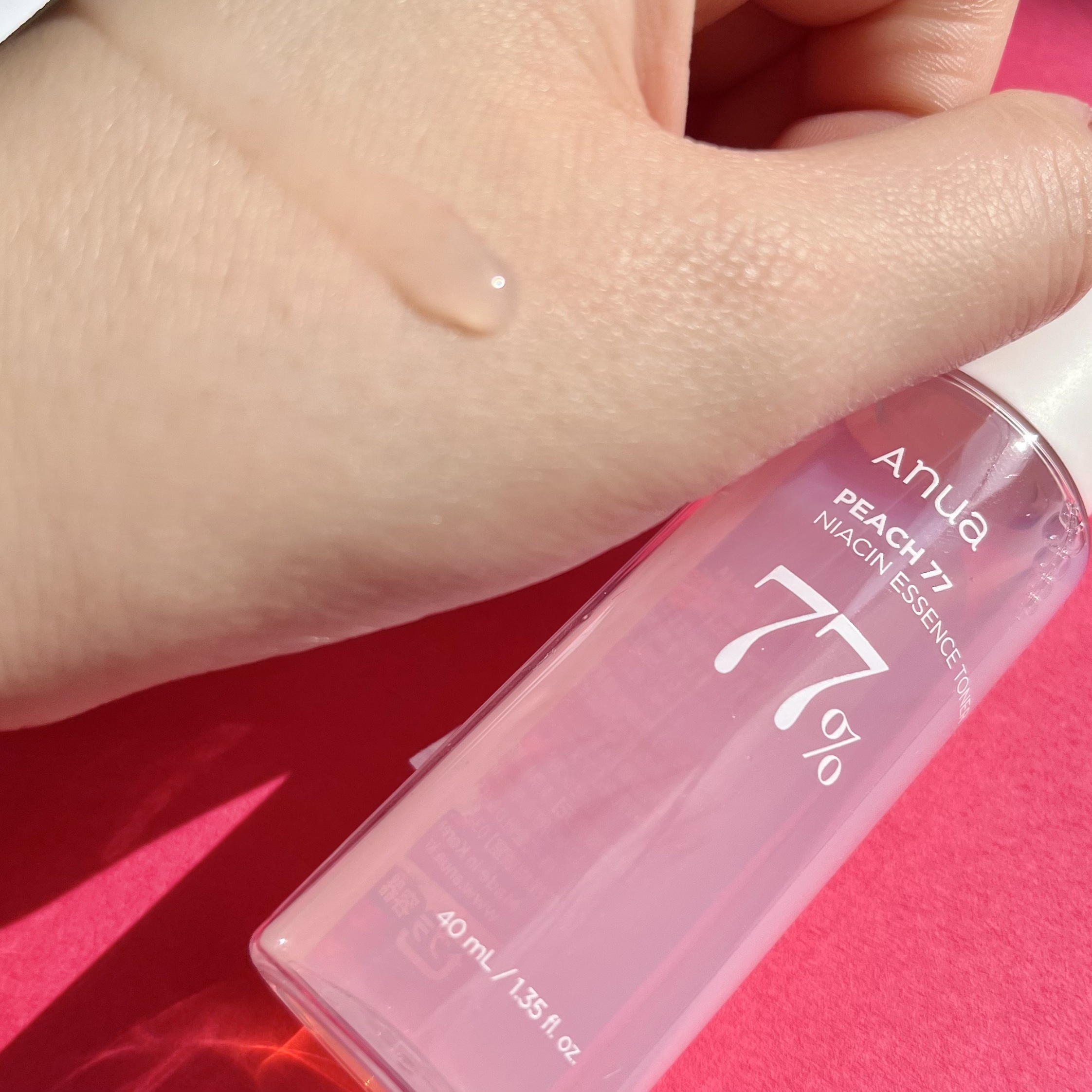 桃77％ナイアシンエッセンストナー 250ml/Anua/化粧水を使ったクチコミ（2枚目）