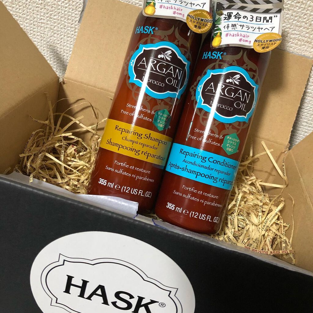 アルガンオイルダメージケアコンディショナー/HASK/コンディショナー単品を使ったクチコミ（1枚目）