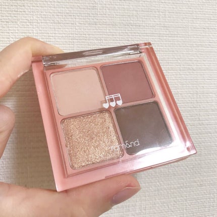 ベターザンアイズ ミュージックシリーズ/rom&nd/アイシャドウパレットを使ったクチコミ(1枚目)